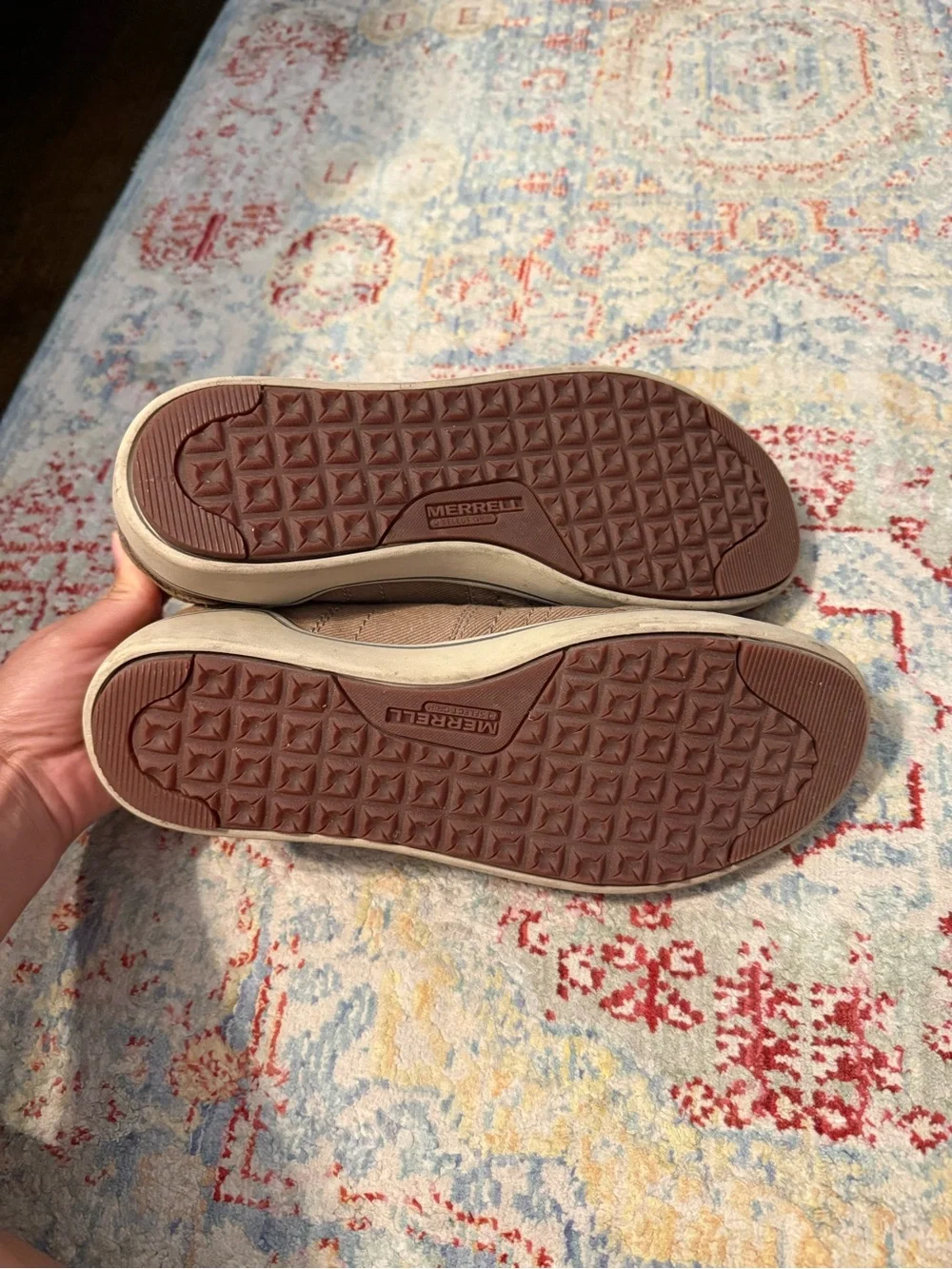 Merrell Mens Primer Canvas, Size 9 in Boulder Brown